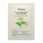 JMsolution Releaf Mild Acidic Tea Tree Mask 10ea x 30ml - Противовоспалительная маска с чайным деревом 10шт х 30мл