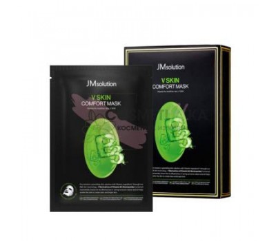 JMsolution V Skin Comfort Mask Vitamin B3 10ea x 30ml - Тканевая маска с витамином В3 10шт х 30мл