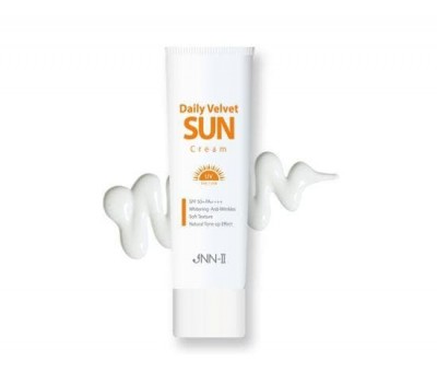 JNN-II DAILY VELVET SUN CREAM SPF50+ PA++++ 50g - Солнцезащитный крем SPF50+ PA++++ 50г
