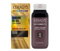 KERASYS COLOR LAB BONDING OIL GEL Dark Brown 125g+125g - Стойкая масло-краска для волос 125г+125г
