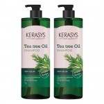Kerasys Tea Tree Oil Shampoo 2ea x 1000ml - Шампунь с маслом чайного дерева 2шт х 1000мл