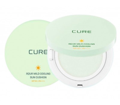 KIM JEONG MOON Aloe Cure Aqua Mild Cooling Sun Cushion SPF50+ PA++++ 25g - Солнцезащитный Кушон 25г