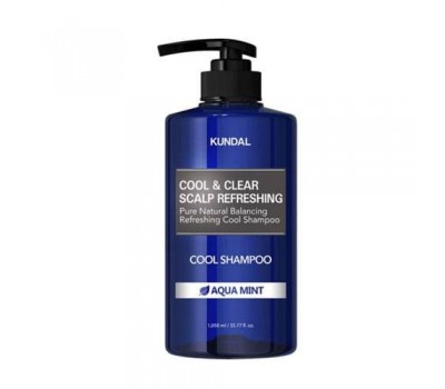 KUNDAL Cool & Clear Scalp Refreshing Cool Shampoo Aqua Mint 1058ml
