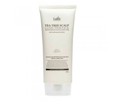 Lador Tea Tree Scalp Clinic Hair Pack 200 ml - Маска-пилинг для кожи головы с чайным деревом