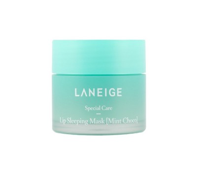 Laneige Lip Sleeping Mask Choco Mint 20g - Интенсивно регенерирующая маска для губ с ароматом мятного шоколада 20г