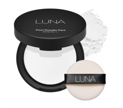 Luna Fixer Powder Pact SPF36 PA+++ White 5.5g - Fixierpulver 5.5g Luna Fixer Powder Pact SPF36 PA+++ White 5.5g