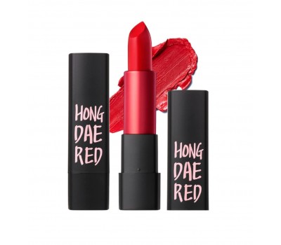Macqueen NewYork Hot Place In Lipstick Hong Dae Red 3.5g