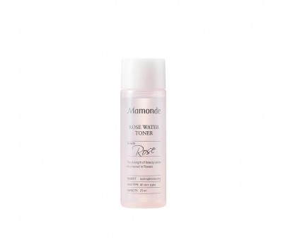 Mamonde Rose Water Toner 25ml - Освежающий и увлажняющий тонер с экстрактом дамасской розы 25мл