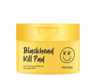Manyo Blackhead Pure Cleansing Oil Kill-Pad 50 Pads  - очищающие салфетки от черных точек