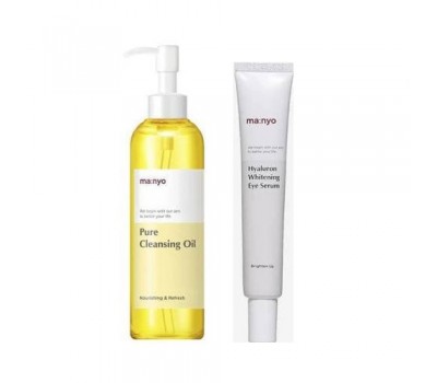 Manyo Pure Cleansing Oil 200ml +Hyaluron Whitening Eye Serum 20ml