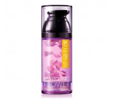 MAXCLINIC Purifying Flower Oil Foam 110ml - Антивозрастная пенка для умывания 110мл