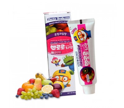 Pororo Toothpaste For Kids multi fruits-Зубная паста с мульти фруктами 90g