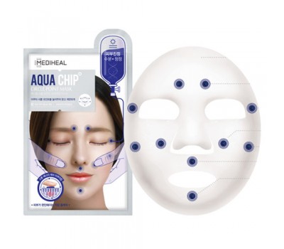 MEDIHEAL Agua Chip Circle Point Mask 10 ea in 1 – Тканевая маска 10шт в 1