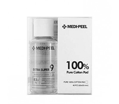 Medi-Peel Extra Super 9 – Очищающая вода с набором ватных дисков