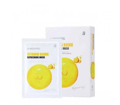 Medi-Peel Vitamin Bomb Refreshing Mask 10ea x 25ml - Освежающая маска с витаминным комплексом 10шт х 25мл