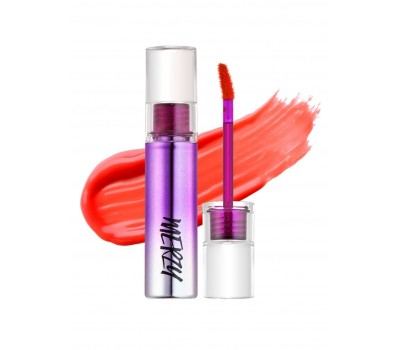 MERZY AURORA DEWY TINTS ALL COLORS LIP SWATCH DT6. Seiren Red 5.5g - Тинт для губ 5.5г