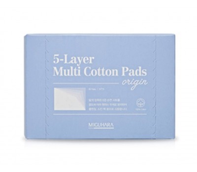 Miguhara 5-Layer Multi Cotton Pads Origin 80ea - Baumwoll-Pads 80ea Miguhara 5-Layer Multi Cotton Pads Origin 80ea