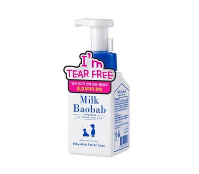 MILK BAOBAB Baby and Kids Facial Foam 300ml - Babyschaum zum Waschen 300ml MILK BAOBAB Baby and Kids Facial Foam 300ml