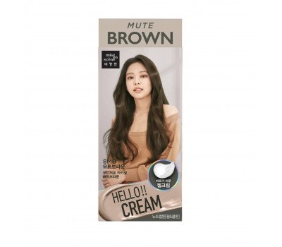 Mise en scene Hello Cream 8MB Mute Brown - Крем-краска для волос