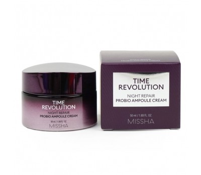 Missha Time Revolution Night Repair Probio Ampoule Cream 50ml.