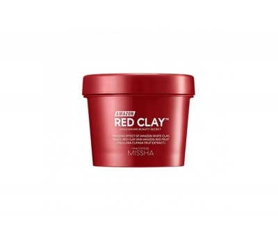 MISSHA Amazon Red Clay Pore Mask 110ml - Маска для лица на основе красной глины 110мл