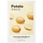 MISSHA Airy Fit Sheet Mask Potato 10ea in 1 - Осветляющая тканевая маска с экстрактом картофеля 10шт в 1