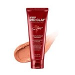 Missha Amazon Red Clay Pore Pack Foam Cleanser 120ml - Пенка для умывания 120мл