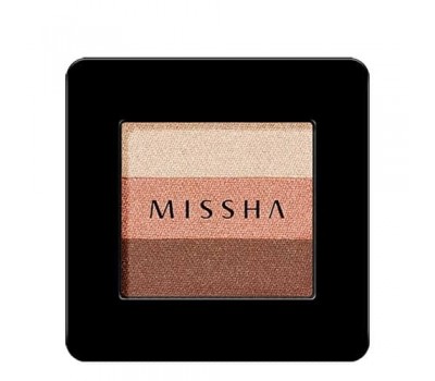 MISSHA Triple Shadow No.13 Lady Milk Tea 2g - Тройные тени для век No.13 2г