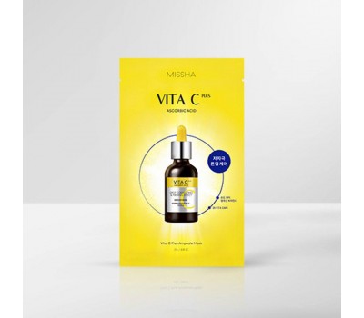 MISSHA Vita C Plus Ampoule Mask 27g - Тканевая маска с витамином С 27г