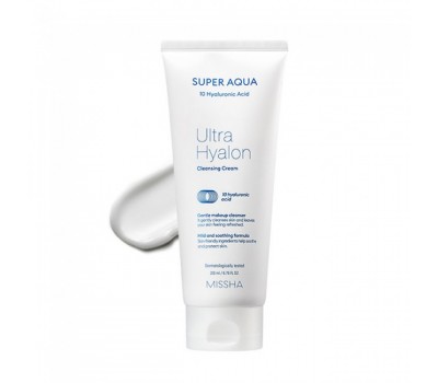 Missha Super Aqua Ultra Hyalron Cleansing cream 200ml - Очищающий Крем