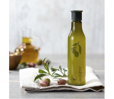 Innisfree Olive real skin 180 ml- Увлажняющий тонер-лосьон с экстрактом органических оливок