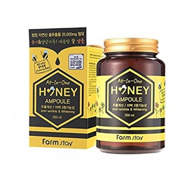 Farm Stay All-in-One Honey Ampoule 250ml - Многофункциональная сыворотка с медом