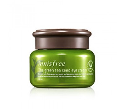 Innisfree The Green Tea Seed Eye Cream -Глубокоувлажняющий питательный крем для кожи вокруг глаз 30 мл