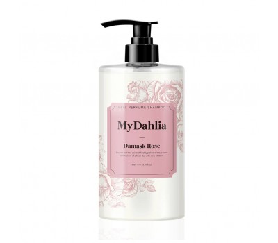 My Dahlia Real Perfume Shampoo Damask Rose 1000ml - Парфюмированный шампунь 1000мл