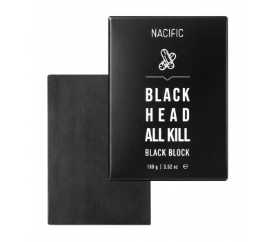 Nacific Blackhead All Kill Black Block 100g - Мыло для удаления черных точек 100г