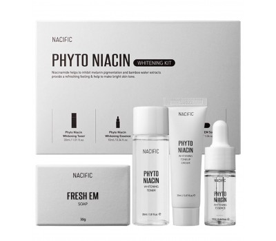 Nacific Phyto Niacin Whitening Kit - Мини-набор для осветления