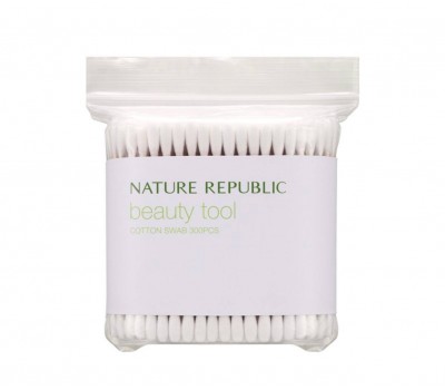 Nature Republic Beauty Tool Cotton Swab 300ea - Ватные палочки 300шт