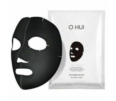O Hui Extreme White 3D Black Mask 6ea x 27ml