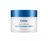 Ottie màu Xanh Capsule làm Sạch Sâu Kem 200 ml - làm Sạch kem với viên bóng 200 ml Ottie Blue Capsule Deep Cleansing Cream 200ml