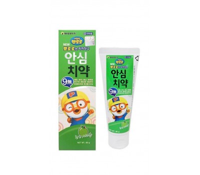 Pororo Toothpaste Green Apple 90ml - Зубная паста для детей от 3 лет со вкусом яблока 90мл