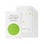 PRRETI Daily Cica 3Step Maskpack 5ea x 25ml - Трехступенчатый уход за кожей 5шт х 25мл