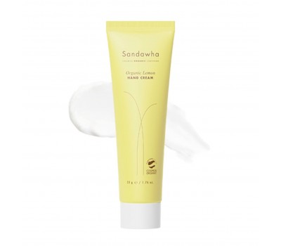 Sandawha Organic Lemon Hand Cream 50g - Крем для рук с витамином С 50г