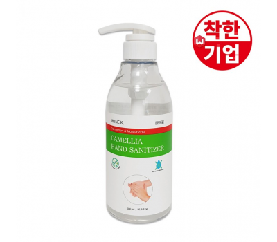 Shine K Camellia Hand Sanitizer 62% Ethanol 500ml - Дезинфицирующее средство для рук 500мл