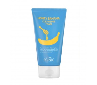 Scinic Honey Banana Cleansing Foam 150ml - Питательная пенка для умывания с медом и бананом  150мл