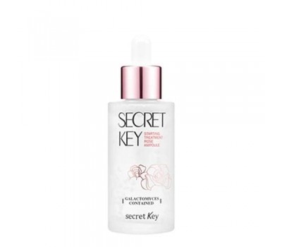 Secret Key Starting Treatment Rose Ampoule 50ml - Питательная сыворотка для лица с галактомисисом и розовой водой 50мл