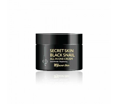 Secret Skin Black Snail All In One Cream 50ml. Многофункциональный крем c экстрактом черной улитки.