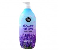 Shower Mate Flower Perfume Body Wash Lavender 900ml - Корейский парфюмированный гель для душа лаванда 900мл