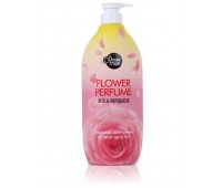 Shower Mate Flower Perfume Pink Rose & Cherry Blossom Body Wash 900ml - Гель для душа с экстрактом дамасской розы 900мл