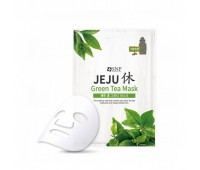SNP Jeju Green Tea Mask 10ea 1 - Успокаивающая маска