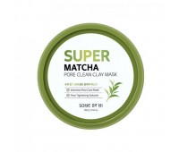 Some By Mi Super Matcha Pore Clean  Clay Mask 100ml - Очищающая глиняная маска с чаем матча 100мл
